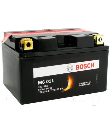 BOSCH MOBA AGM M6 12V (8 А/ч) 150A (YTZ10S-4/YTZ10S-BS) Фото 3