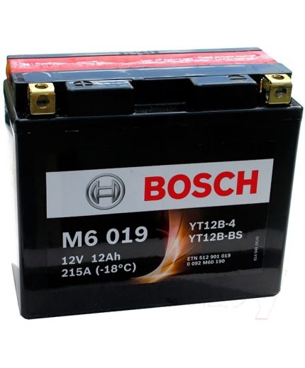 BOSCH MOBA AGM M6 12V (12 А/ч) 215A (YT12B-4/YT12B-BS) Фото 2