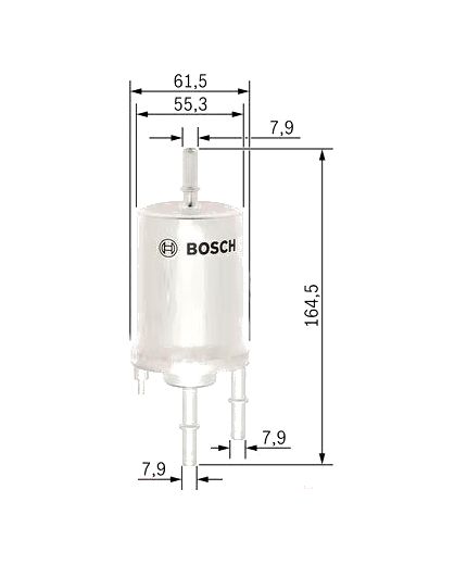 BOSCH Фильтр топливный