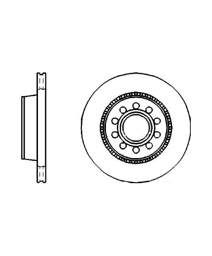 BOSCH Тормозной диск Фото 2