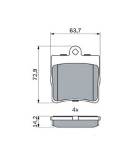 BOSCH Колодки дисковые Фото 7