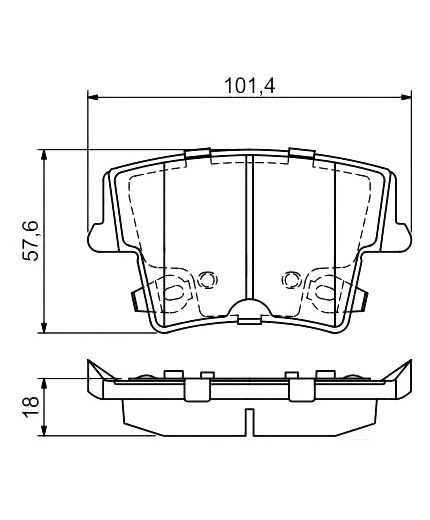 BOSCH Колодки дисковые Фото 2