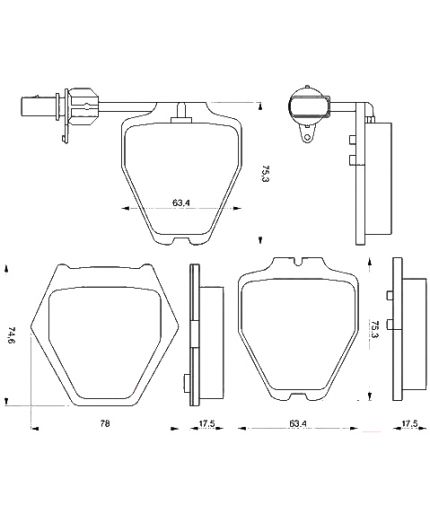 BOSCH Колодки дисковые