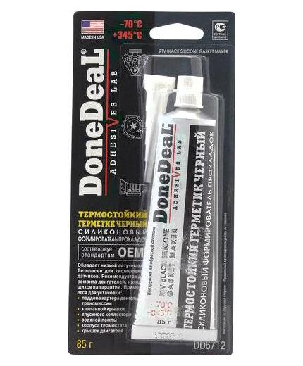 Done Deal Формирователь термостойкий черный силиконовый прокладок 85г Фото 2