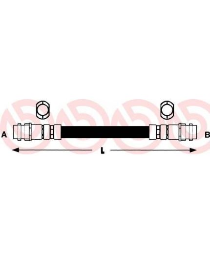 BREMBO Шланг тормозной