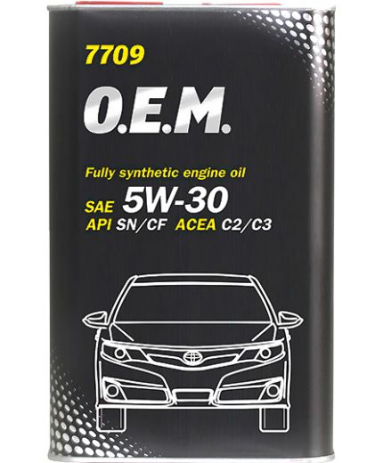 Моторное масло MANNOL 7709 OEM for Toyota Lexus 5W-30 SM/CF METAL 1л
