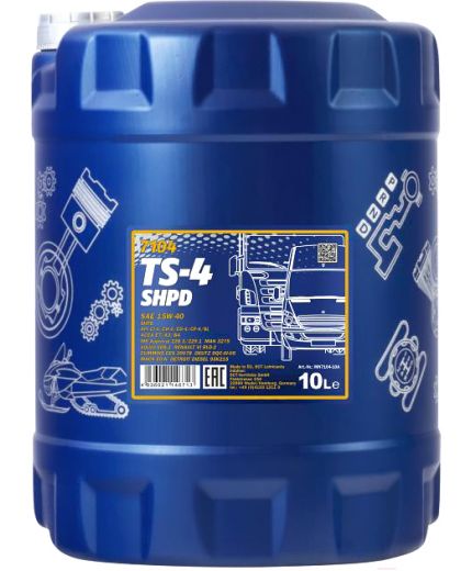 Моторное масло MANNOL TS-4 15W-40 SHPD CI-4/SL 10л