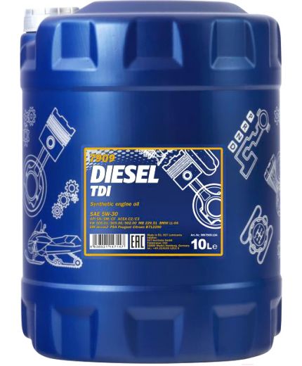 Моторное масло MANNOL Diesel TDI SP SN/CF 5W-30 ESTER 10л Фото 2