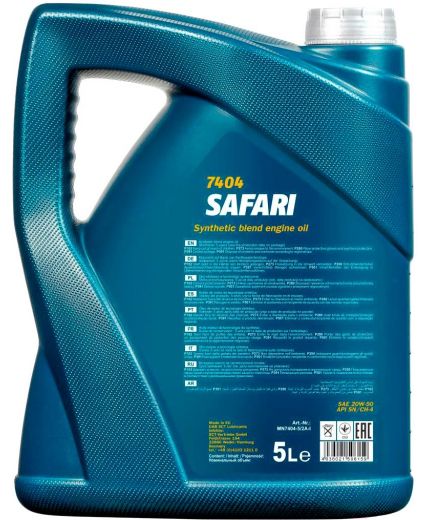 Моторное масло MANNOL Safari 20W-50 SL/CF 5л Фото 2
