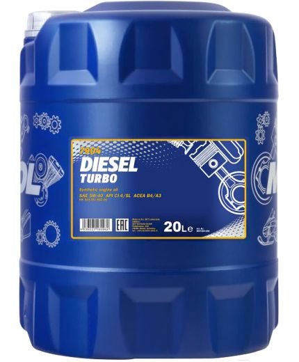 Моторное масло MANNOL Diesel Turbo 5W-40 CI-4/SL 20л Фото 6