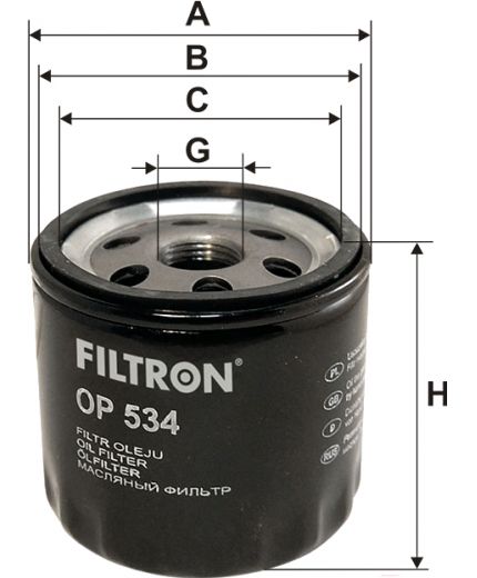 FILTRON Фильтр масляный Фото 3