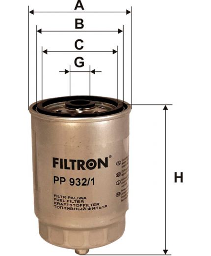 FILTRON Фильтр топливный Фото 2