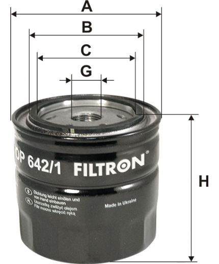 FILTRON Фильтр масляный Фото 3
