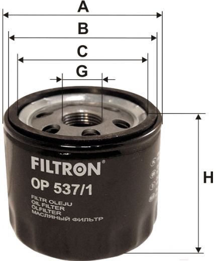 FILTRON Фильтр масляный Фото 2