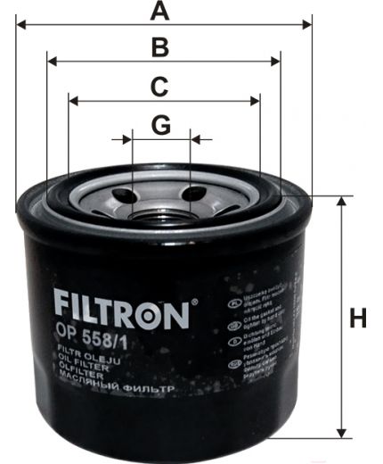 FILTRON Фильтр масляный Фото 3