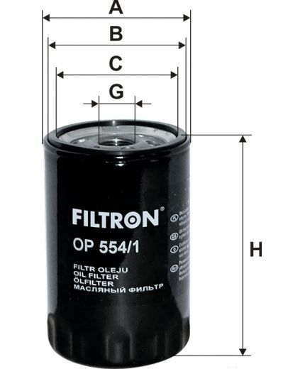 FILTRON Фильтр масляный Фото 2