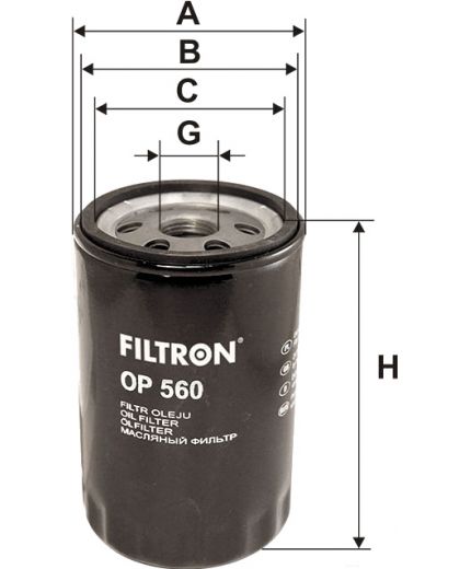 FILTRON Фильтр масляный Фото 3