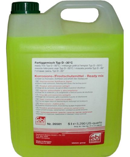 Антифриз FEBI BILSTEIN Антифриз Renault Typ D J1034 5л Фото 2