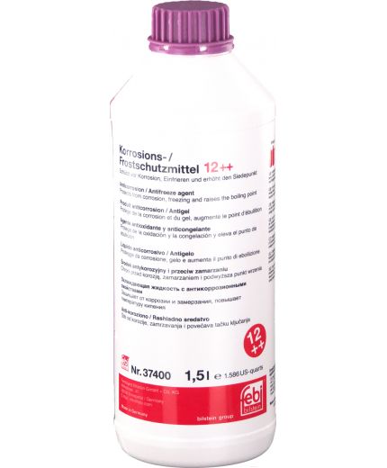 Антифриз FEBI BILSTEIN Антифриз концентрат фиолетовый G12 PLUS PLUS 1,5л Фото 2