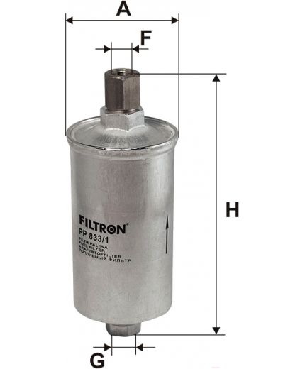 FILTRON Фильтр топливный Фото 2