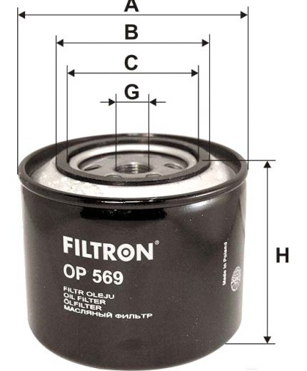 FILTRON Фильтр масляный Фото 4