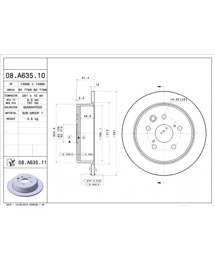 BREMBO Тормозной диск Фото 2