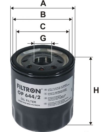 FILTRON Фильтр масляный Фото 4
