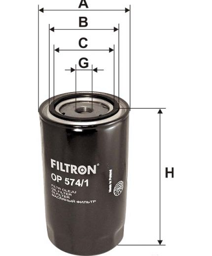 FILTRON Фильтр масляный Фото 2