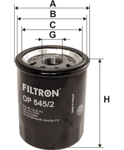 FILTRON Фильтр масляный Фото 4