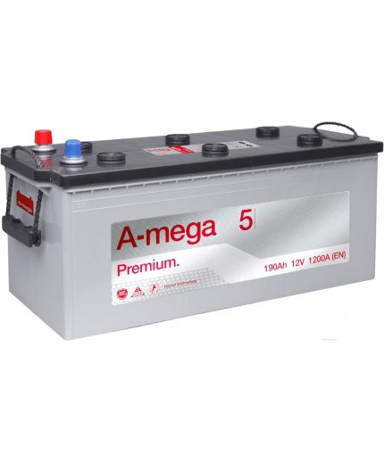 A-mega Аккумулятор Premium 6СТ-190-А3 1200А (190 А/ч) Фото 5