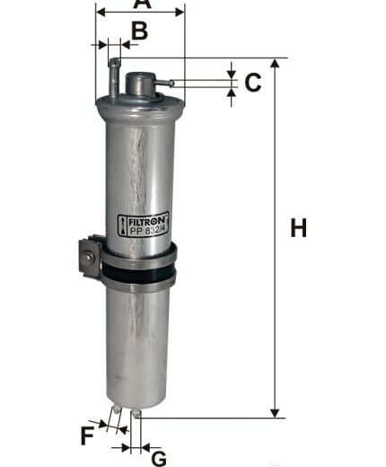 FILTRON Фильтр топливный Фото 2
