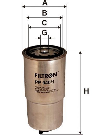 FILTRON Фильтр топливный Фото 2