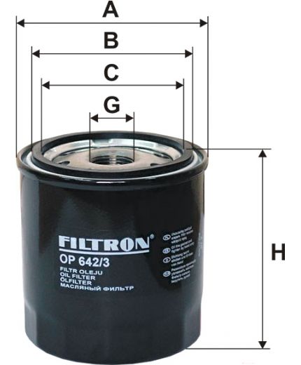 FILTRON Фильтр масляный Фото 3