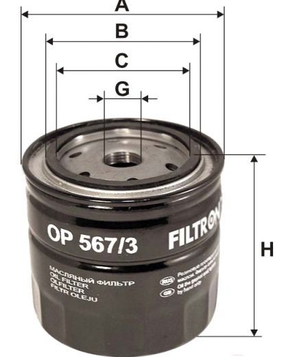 FILTRON Фильтр масляный Фото 4