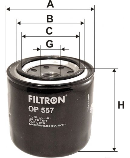 FILTRON Фильтр масляный Фото 4