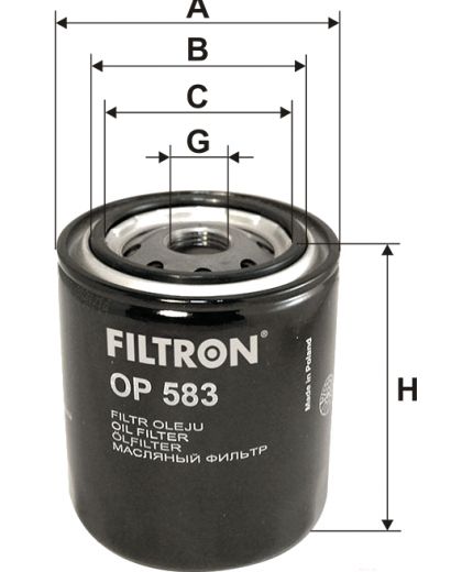 FILTRON Фильтр масляный Фото 4