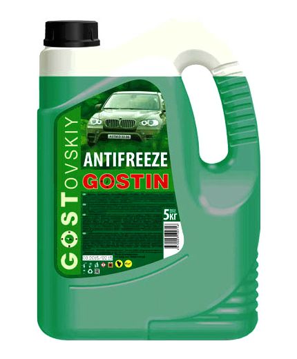 Антифриз GOSTIN ГОСТовский зеленый 5кг 4,3л
