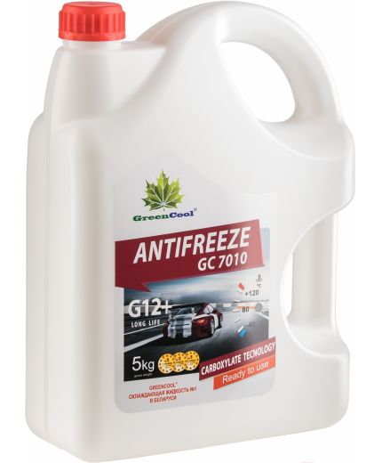 Антифриз GREENCOOL GС7010 красный карбоксилатный 5кг Фото 2