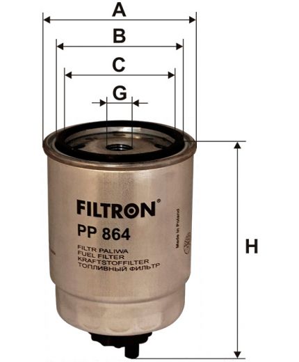 FILTRON Фильтр топливный