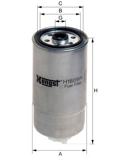 Hengst Фильтр топливный