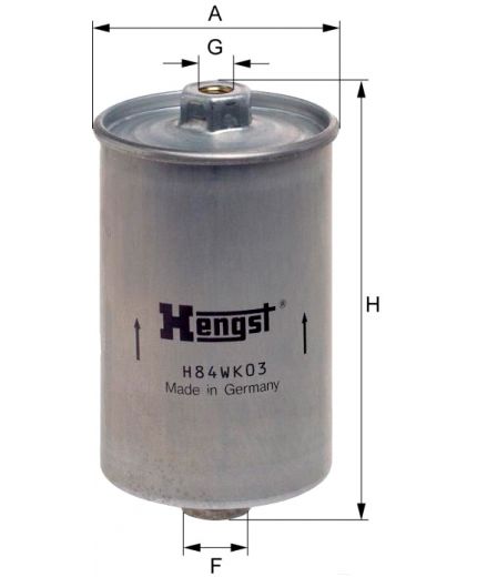 Hengst Фильтр топливный Фото 2