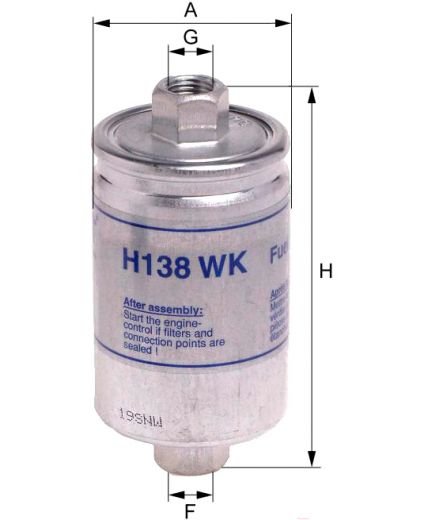 Hengst Фильтр топливный Фото 2