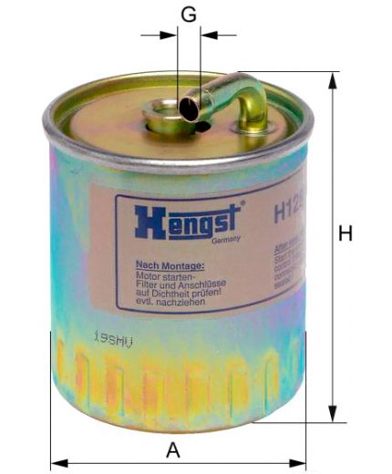 Hengst Фильтр топливный Фото 2