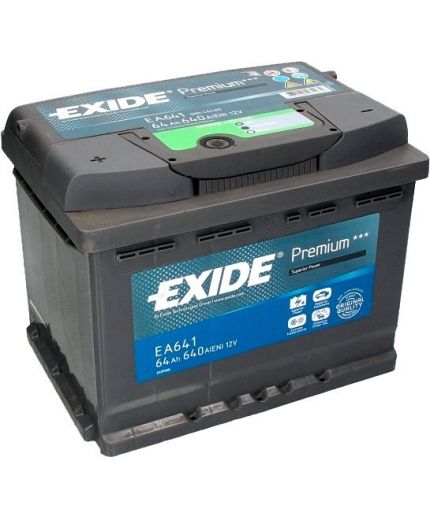EXIDE Аккумулятор Premium EA641 640А (64 А/ч) Фото 2