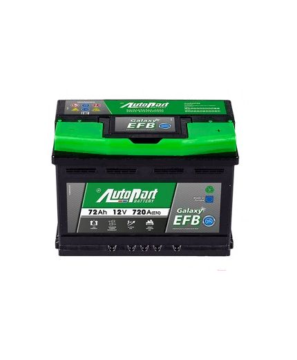AutoPart Аккумулятор EFB720 572-380 720А (72 А/ч) Фото 5