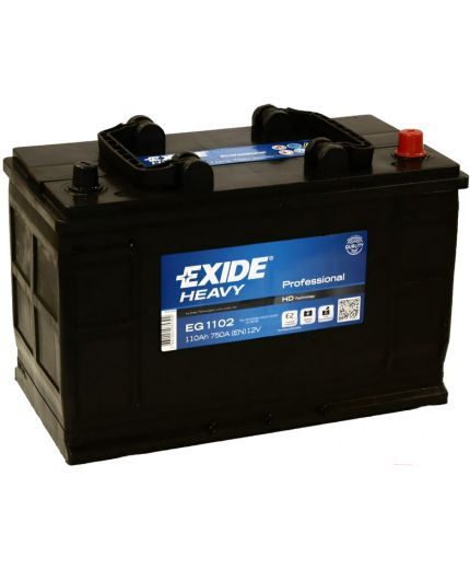 EXIDE Аккумулятор Start PRO EG1102 750А (110 А/ч) Фото 3