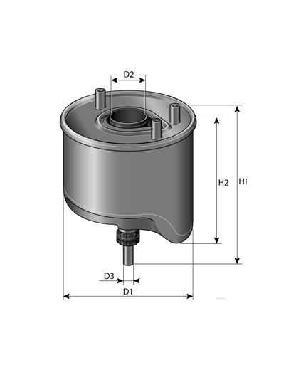 Purflux Фильтр топливный для двс