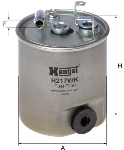 Hengst Фильтр топливный