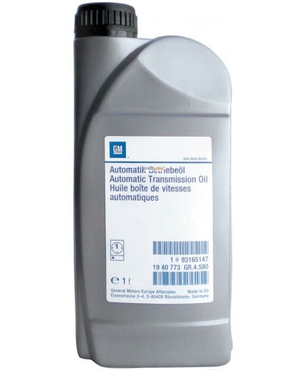 Трансмиссионное масло GM ATF AW-1 (AF40) для АКПП 6-ступ GM 1л