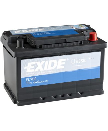 EXIDE Аккумулятор Classic EC700 640А (70 А/ч) Фото 3